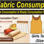 Fabric Consumption - Tank Top Girls -6-7 Size
