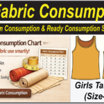 Fabric Consumption - Tank Top Girls - 7-8 Size