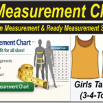 Tank Top Girls - All Size Measurement Chart