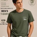 Men's Tee Shirt Short Sleeve Round Neck-(S-To-3XL)-Measurement Chart